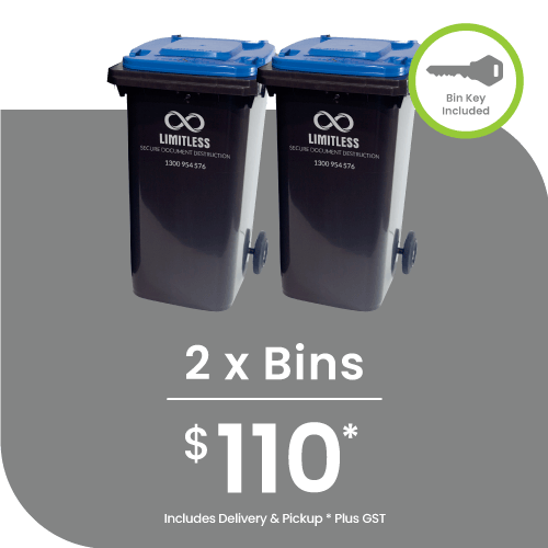 Two Bins for Paper Shredding Services